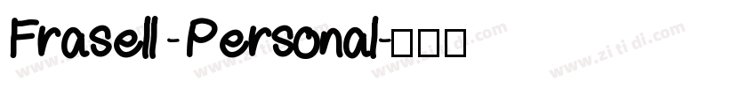 Frasell - Personal字体转换